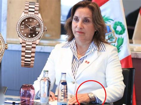 caso rolex dina|rolex dina boluarte.